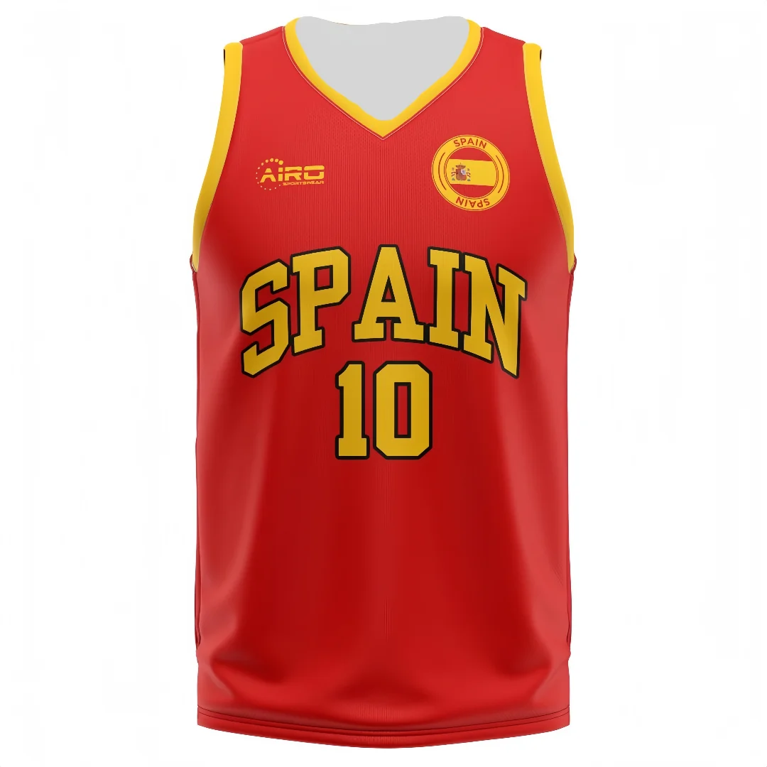 

Spain home concept basketball football T-shirt jersey Peru jersey T-shirt 3D printing football jersey top 24/25 summer hot sale
