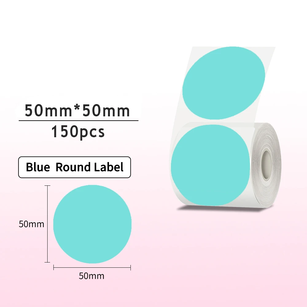 Phomemo Gradiënt zelfklevend label 50x50mm Geschikt voor M110 M220 M221 M120 DIY Logo Barcodelabel Geschikt voor E210 P50 DETONG P1