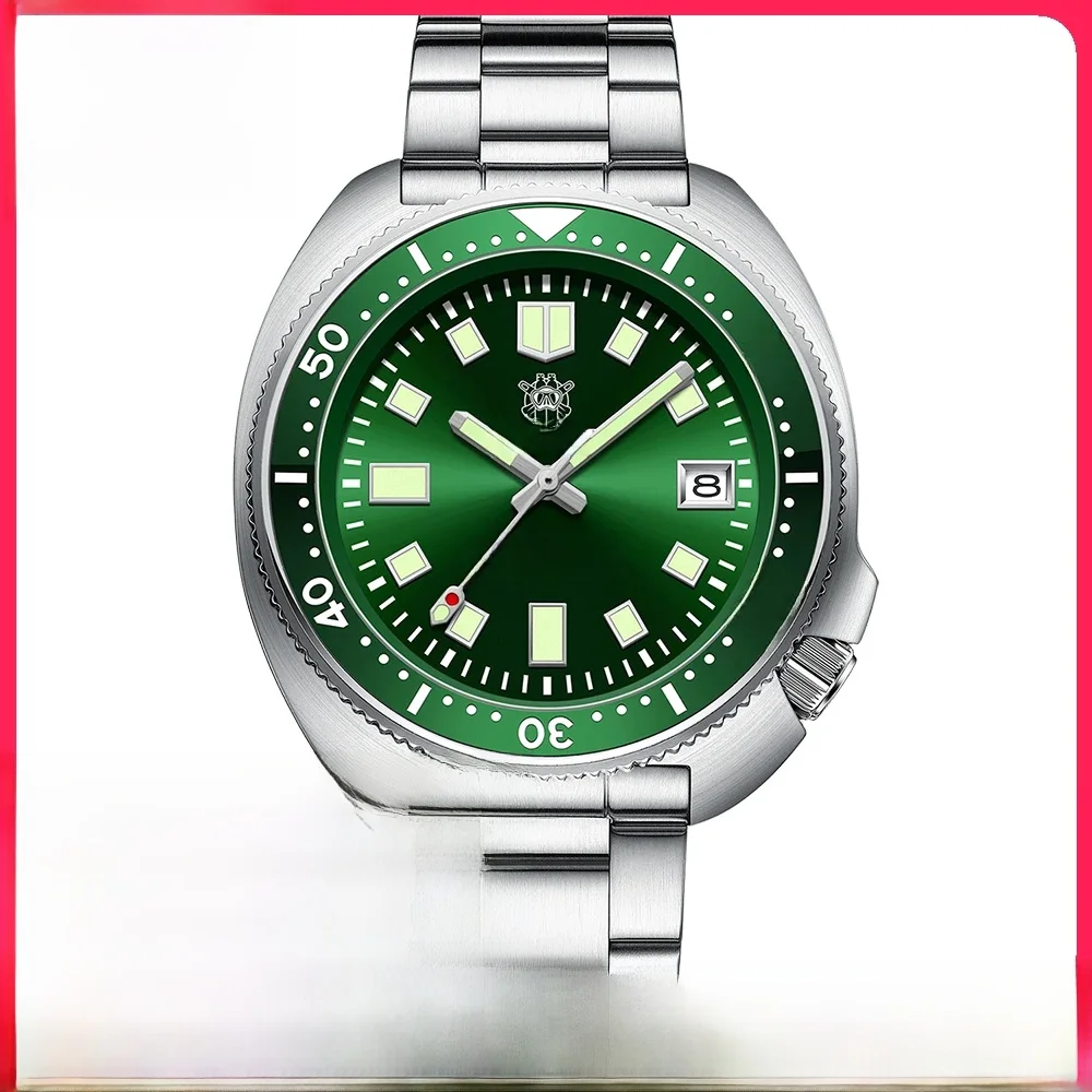 Steeldive Merk SD1970 Tonijn Duikhorloge 200M Waterdicht Sapphire Crystal NH35 Automatische Mechanische Rvs Heren Horloge - afbeelding 2