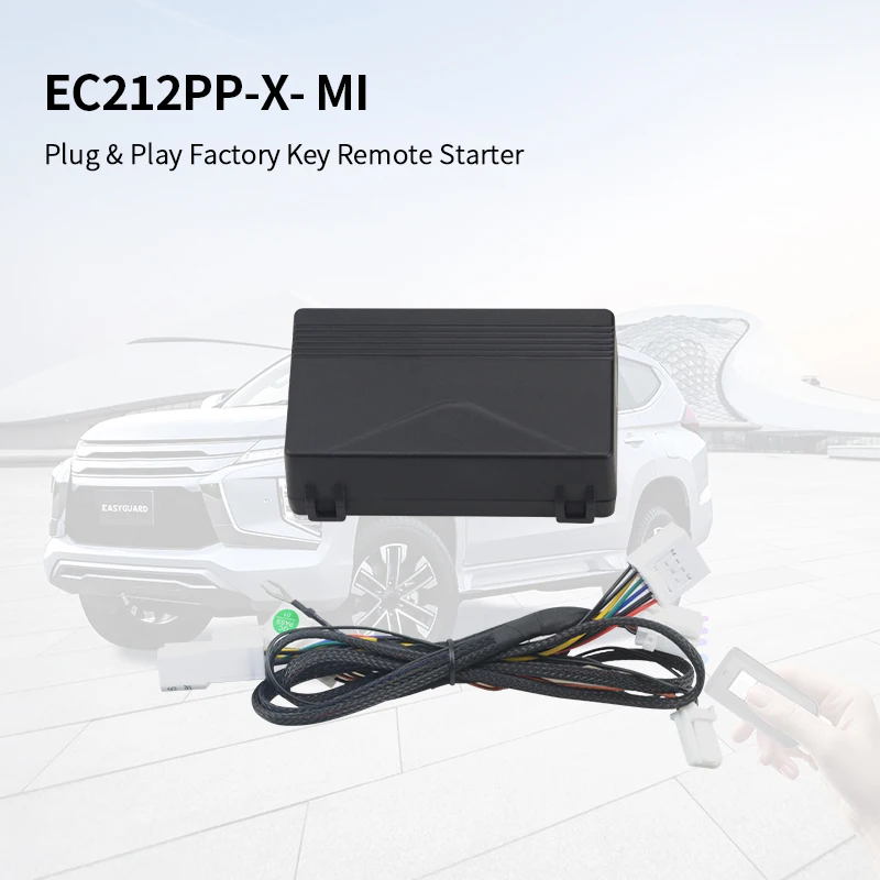EASYGUARD Plug Play Remote Starter for Mitsubishi 20-24 Xforce Xpander Triton Attrage Mirage with Push to Start & comfort Access