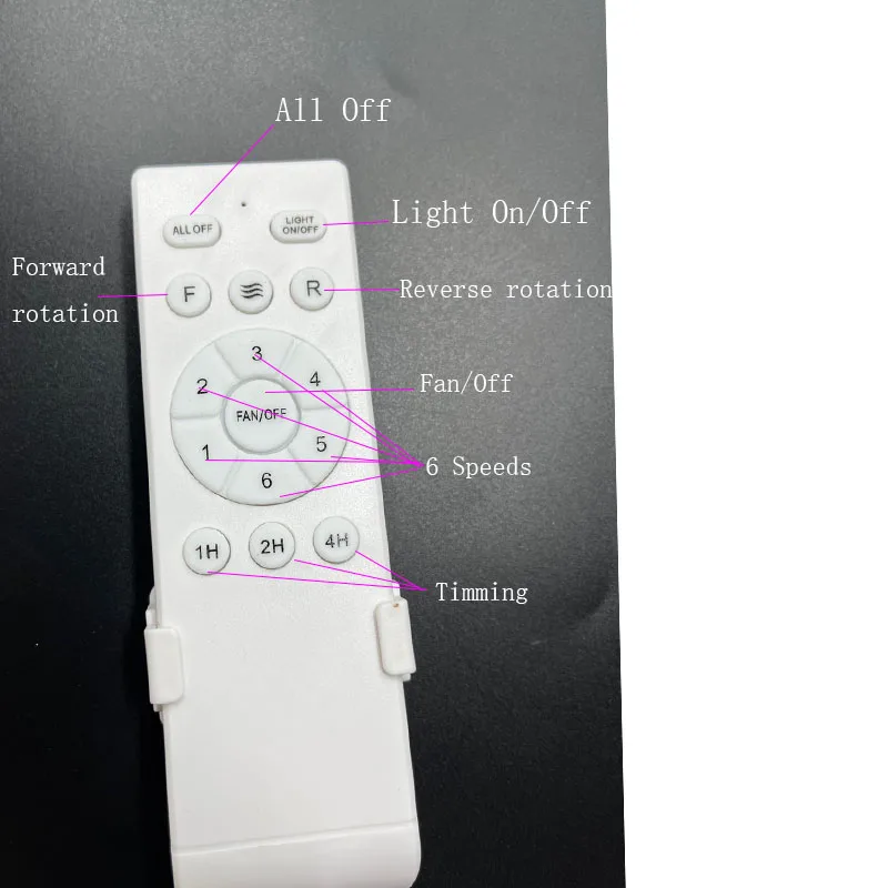 LEDライトなしのモダンなシーリングファン,タイマーファン,低床,リモコン,6速,dcモーター,6スピード,20cm