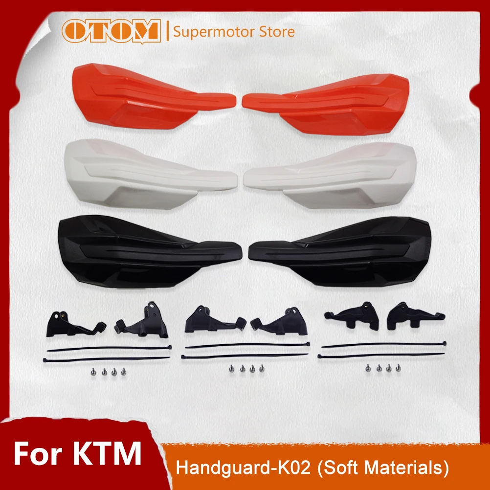 OTOM Motorcycle 2024 Handguard Soft Hand Guards Protector For Brembo Braktec Hydraulic Cable Clutch Brake KTM HUSQVARNA GASGAS