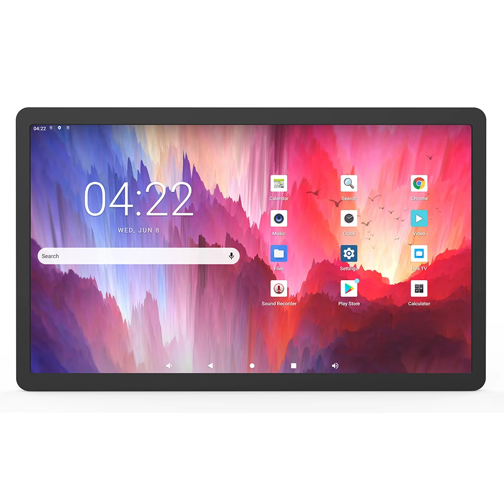 21,5-calowy tablet PC PoE++ do montażu na ścianie, Android OSD, wejście HDMI, ekran LCD Incell, bardzo wąski ramka, bogate porty wejściowe/wyjściowe, biały lub czarny