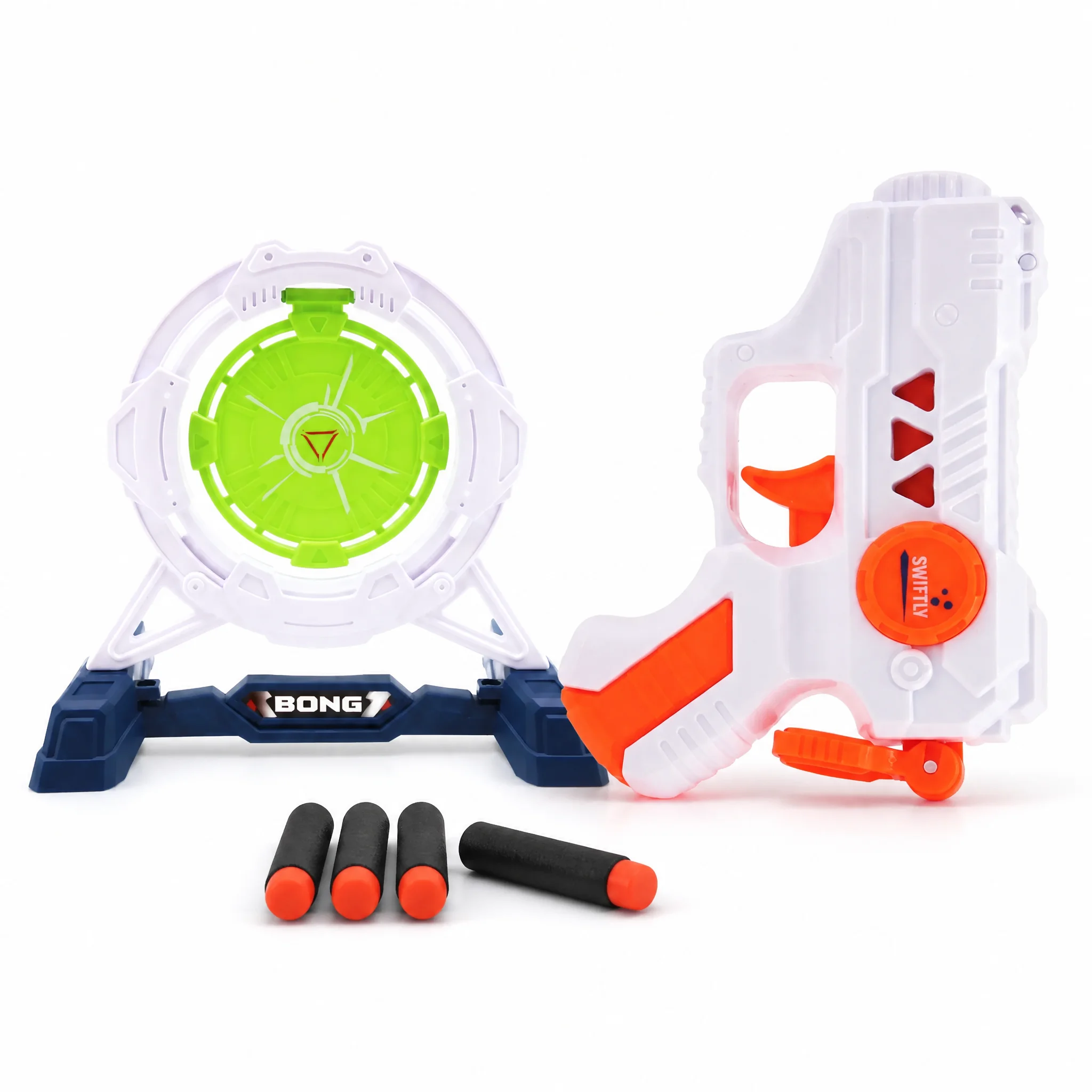 Dart Gun en Doelschietspel Trainingsset - Precisie Speelgoed voor Kinderen, Inclusief 20 Zachte Schuimpijltjes