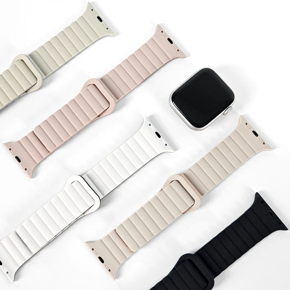 Silicone Link Magnetic Strap for Dage Gi Apple Watch