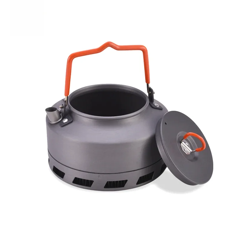 Bulin 1.1L outdoorowy zbiornik w kształcie czajnika ze stopu aluminium przenośny garnek podróży Pan czajniczek kawy zastawa stołowa naczynia do uprawiania turystyki pieszej do gotowania na kempingu — zdjęcie 2