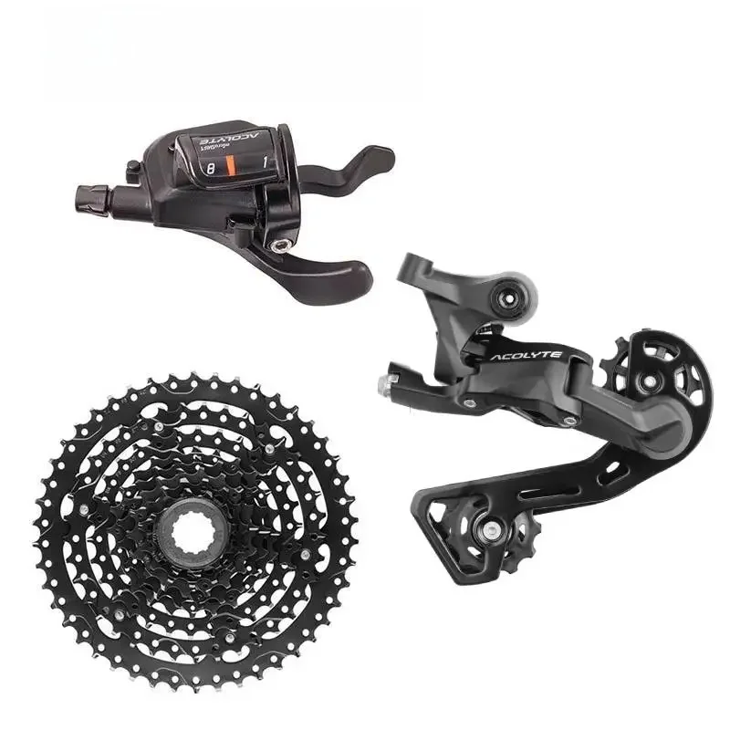 AliExpress NONE MicroSHIFT ACOLYTE Rear Derailleur 1*8 Speed Mountain Bike Shifter Flywheels CASSETTES Bicycle Derailleur Parts