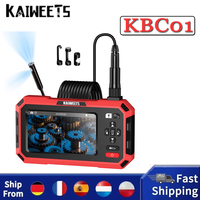 Kaiweets Kbc01 Inspection Camera Dual Lens Endoscope 1920P 5' Ips Split-Screen Ip67 Waterproof 16.5ft Cable Led Light