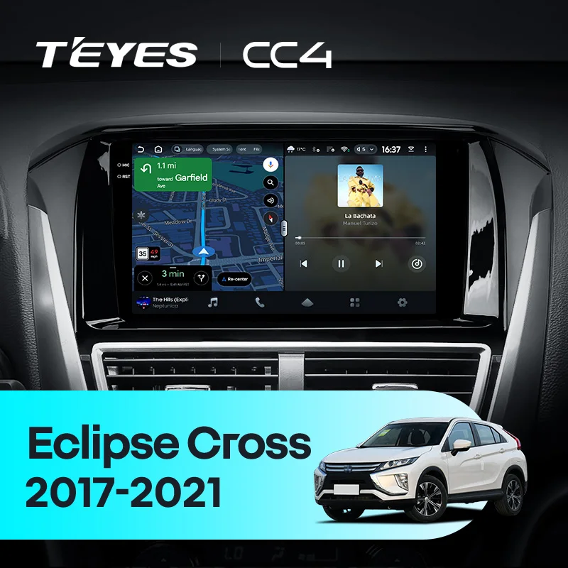 TEYES CC4 For 2017 - 2021 Mitsubishi Eclipse Cross CarPlay Auto 2DIN Car Radio Multimedia Stereo Car headunit Autoradio