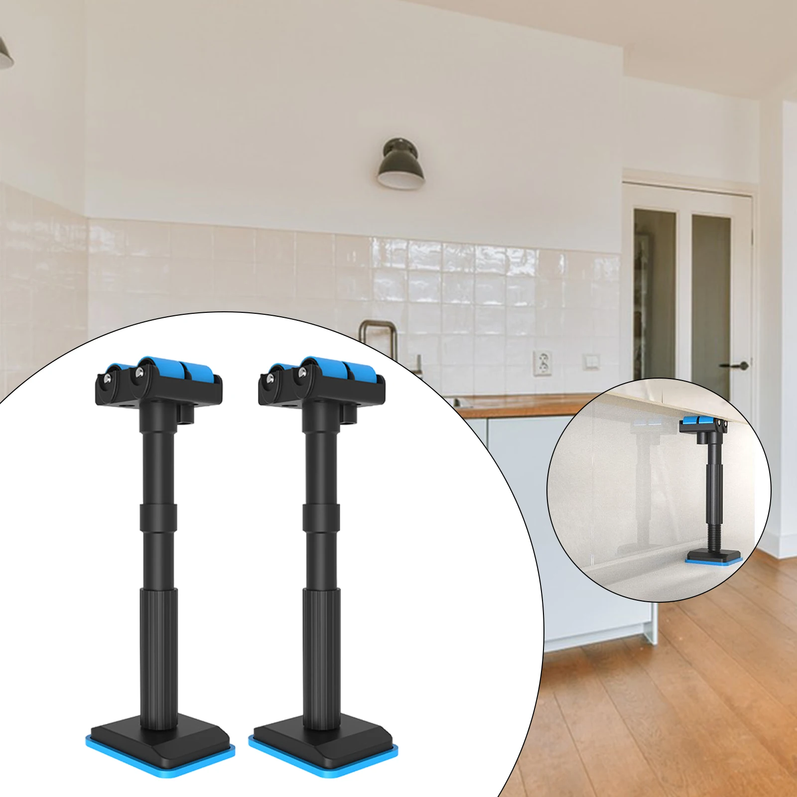 Porta dell'armadio da bagno installare telaio di supporto installazione per la lavorazione del legno strumenti di supporto di sollevamento regolabili per mobile da bagno