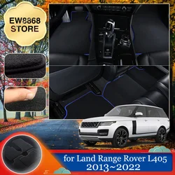 Car Floor Mat for Land Range Rover L405 2013~2022 Short Wheelbase Liner Auto Foot Cover Carpet Parts Pad Rug Custom Accessories