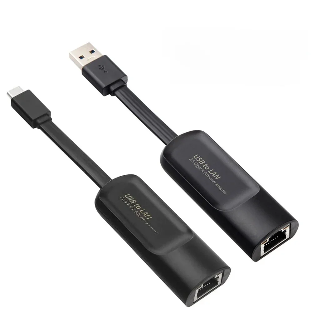 2500 Mbit/s Ethernet-Adapter 2,5 G USB 3.0 Typ C auf RJ45-Netzwerkkarte, kabelgebundener Ethernet-Gigabit-Adapter, Lan-Karten-Hub für MacBook iPad