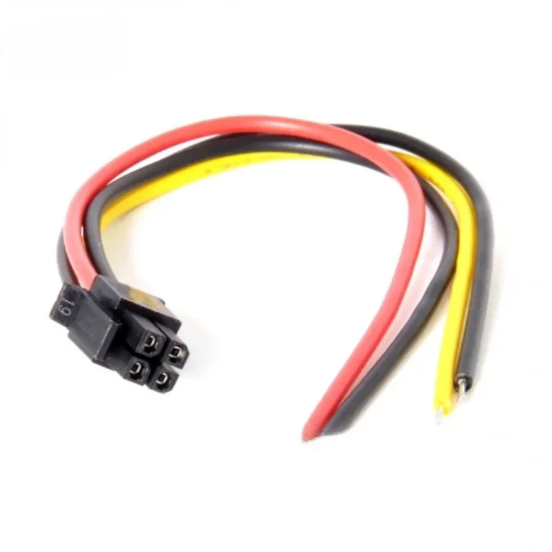 ATX Molex Micro Fit Pitch 3,0 mm 4-pinowy męski do otwartego przewodu Kabel zasilający 15 cm 20AWG UL1007 — zdjęcie 2