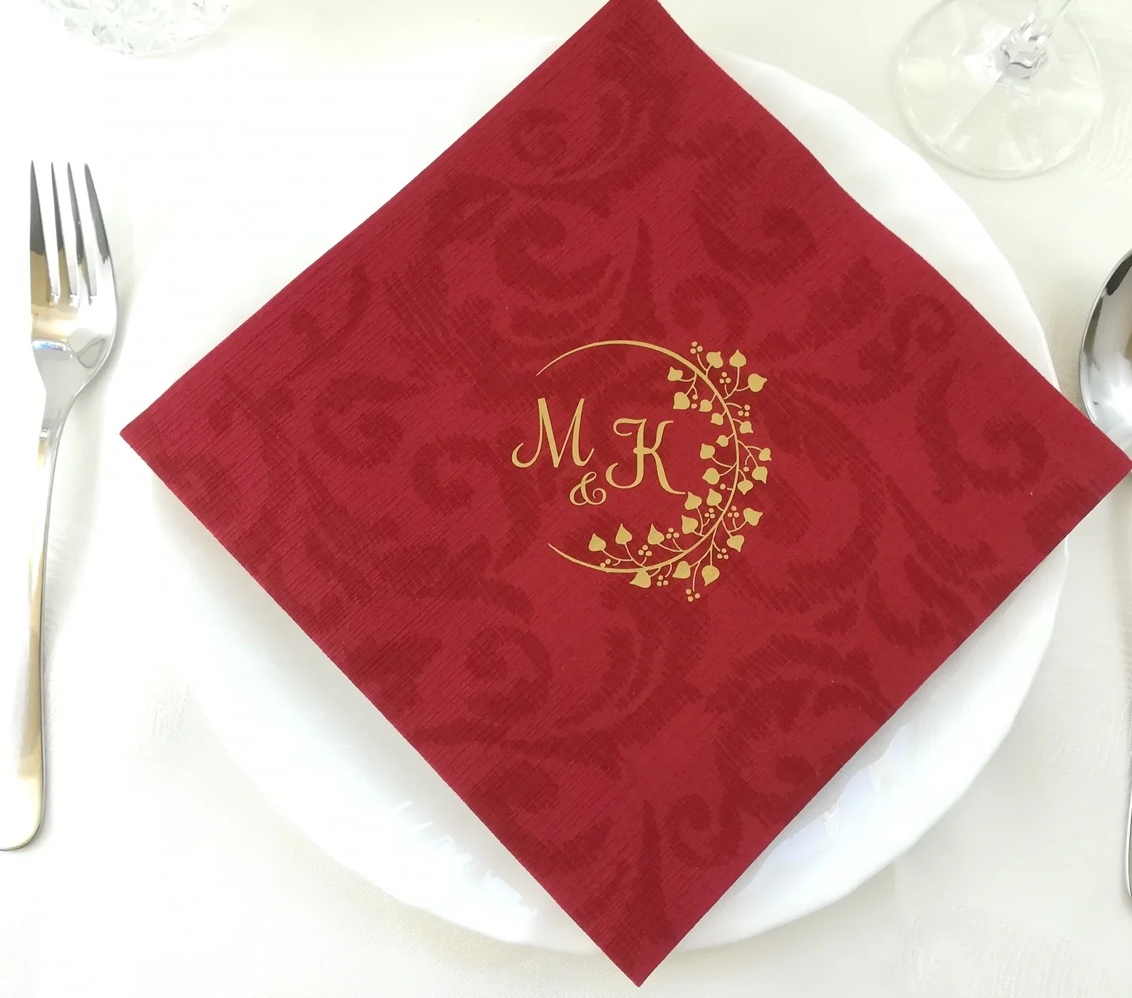 50pcs Napkins for wedding, Personalized napkins, wedding napkins, dinner napkins, dinner napkins for wedding, custom wedding nap