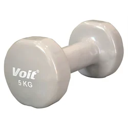 Dumbbell 5kg x 1 Piece Deluxe Vinyl Coating Iron Dumbbell Weights for fitness Gym weights Gym dumbbells Weight Bar