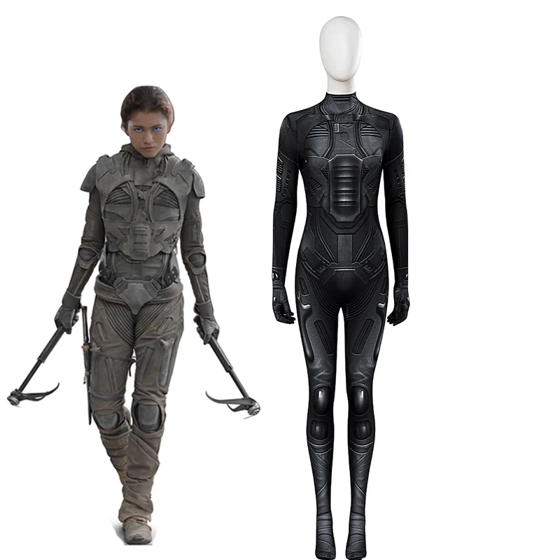 Adult 2024 Movie Halloween Costume 3D Print Jumpsuit Female Sand Hill Chani Cosplay