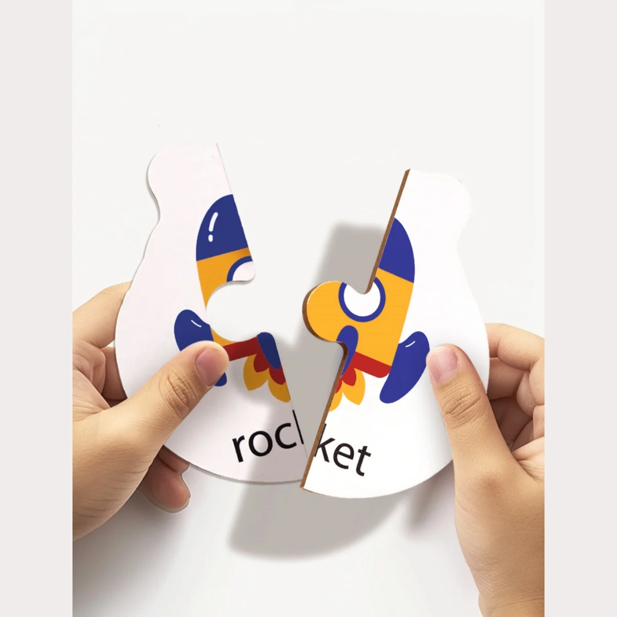 Montessori Matching Letters Fine Motor Toy Wooden Words Pairing Early Educational Toy Ladybug Cards Color Sorting Toys for Kids