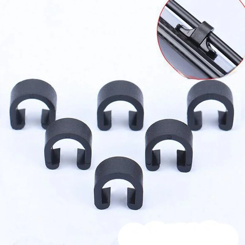 AliExpress NONE 10/20/30pcs Bike Disc Brake Cable Sets Pipe Line Deduction Transmission Pipe C type Buckle Snap Clamp