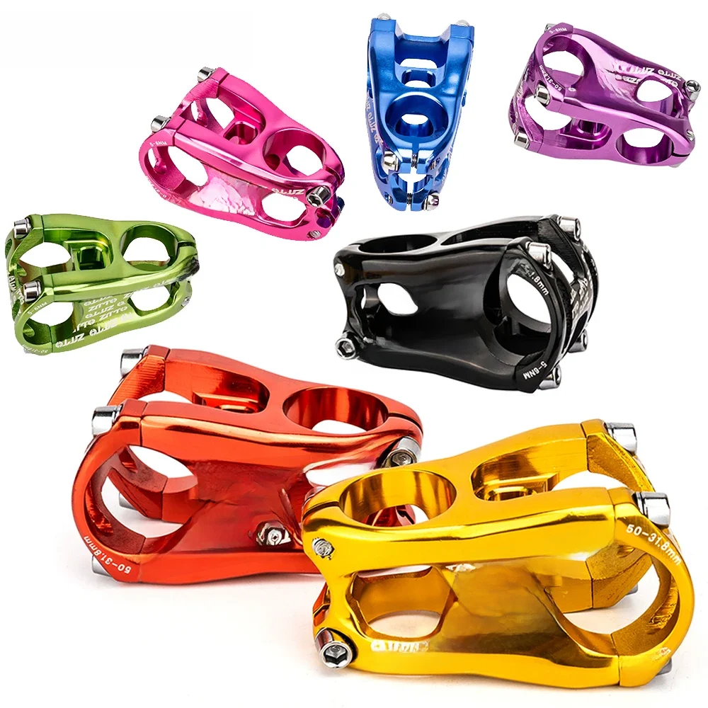AliExpress ZTTO 50mm Bicycle Stem MTB High-Strength 0 Degree Rise FR XC AM Enduro For 31.8mm Bike Handlebar 28.6mm Steerer Cycling Part