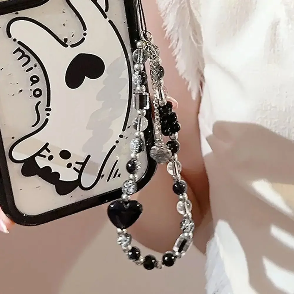 Lanière de téléphone perlée, étui de téléphone bohème, Anti-perte, ornements suspendus, sangle porte-clés