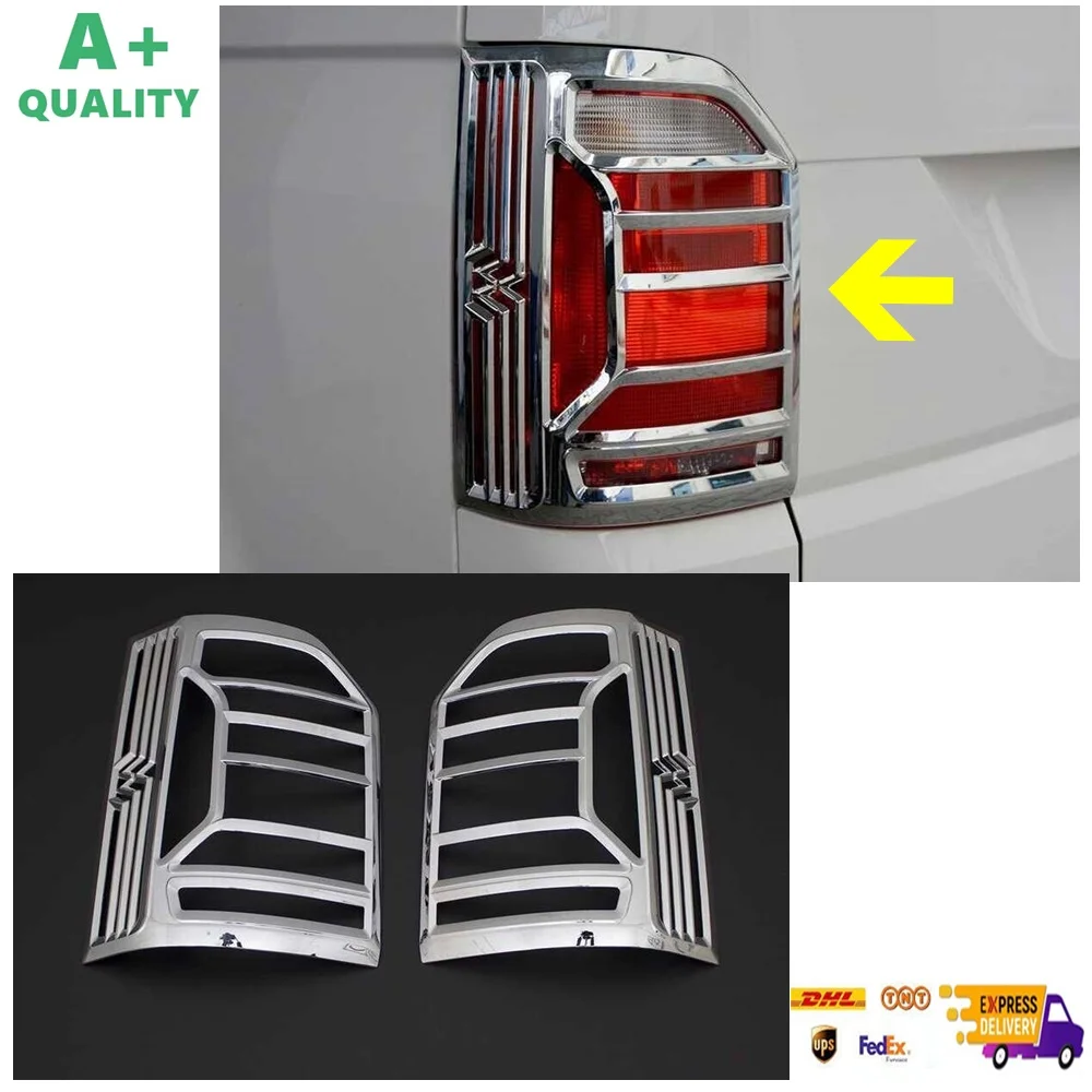 

For VW T6.1 Transporter Chrome Stop Frame 2 Pcs Abs 2015-2023 Models. A + Quality. Car Tuning Accessory