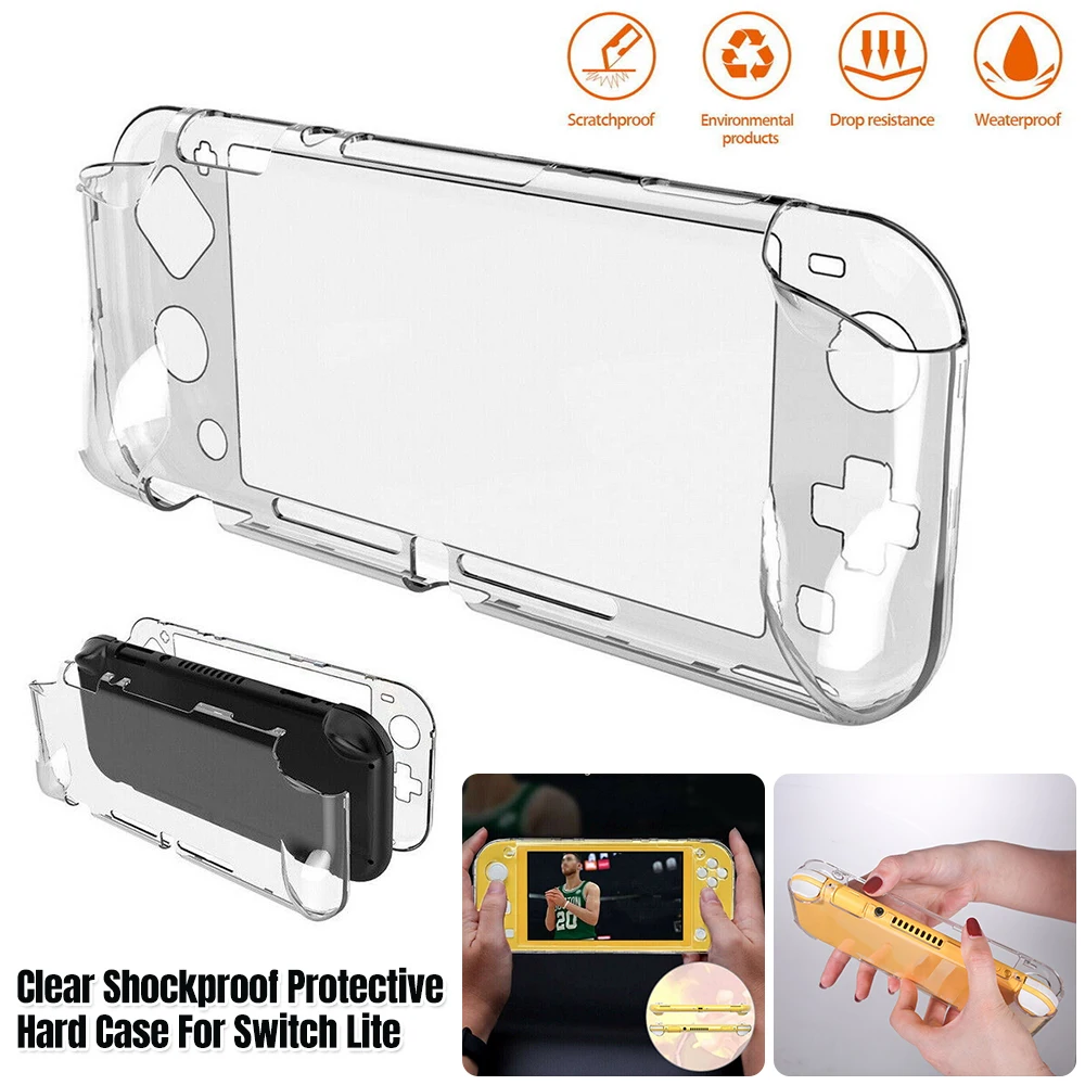 Transparent Clear Shockproof Protective Hard Case Cover For Nintendo Switch Lite