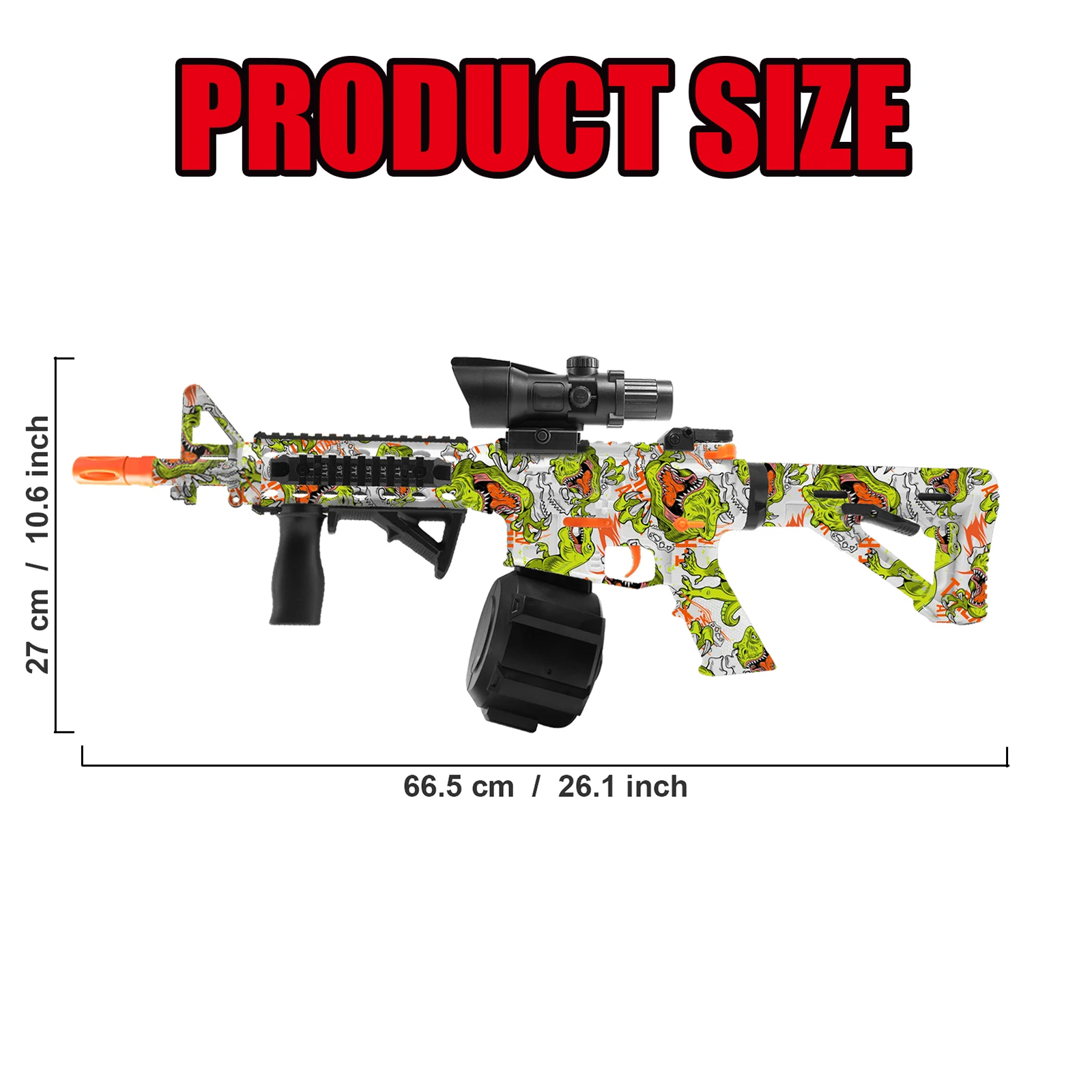 High Speed M4A1 Electric Gel Balls Gun Toys,Automatic&Manual Dual Modes Water Bullets Blaster,Upgraded Water Bead Splatter Toys