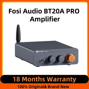 Fosi Audio BT20A Pro TPA3255 Penguat Daya Suara Bluetooth 300W X2 Mini Hi Fi Stereo Kelas D Amp Bass Treble untuk Teater Rumah 12 penguat katup penjualan terbaik hifi - №