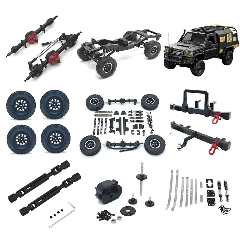 MN modèle MN82 MN82S pièces métalliques améliorées ramasser 2.4G 4WD tout-terrain chenille télécommande véhicule jouets pour enfants enfants