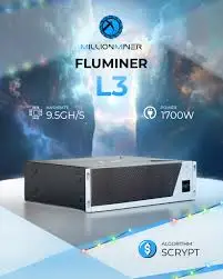 

AV: Купите 10, получите 6 бесплатно. Fluminer L3 Doge Miner, алгоритм Scrypt 9.5 GH/s, подключение по Ethernet, 1700 Вт, LTC Bitcoin.