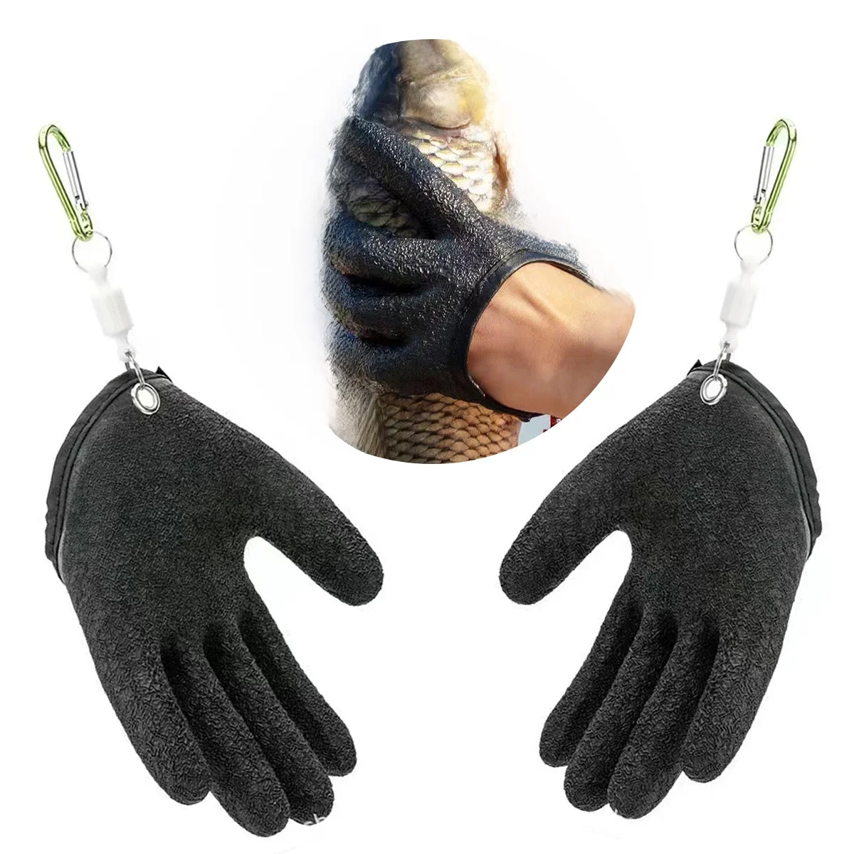 Gants de pêche imperméables, protection des mains, anti-aldes, anti-coupure, outils de pêche