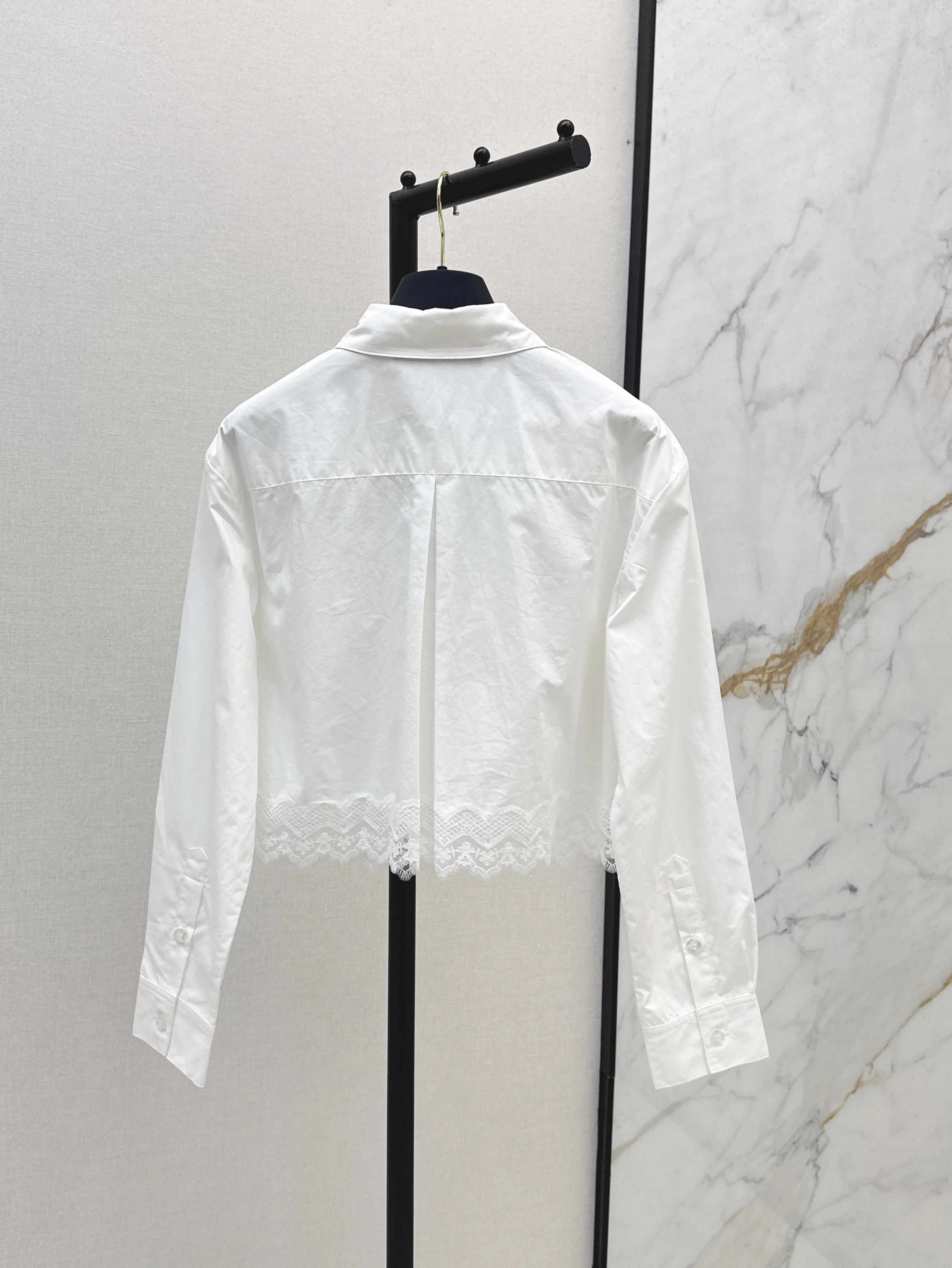 

New Summer Women's Shirt Solid Color Lace Soft ComfoetableFashion High Quality 2025 Female Top XUAN-MJ0210