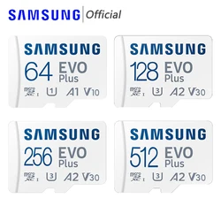 SAMSUNG EVO Plus Micro SD Card 128GB 64GB 512GB 256GB Memory Card SD U1 U3 4K Micro SD Pro Plus Flash Microsd TF Card for Phone