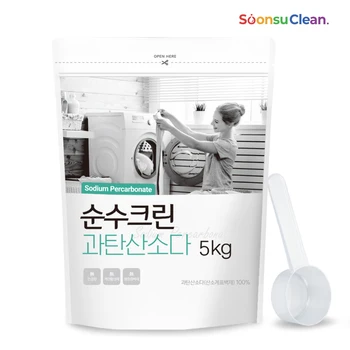 [맘스럽] 과탄산소다 버킷 8kg+스푼1개 프리미엄 산소계표백제 대용량  Best5