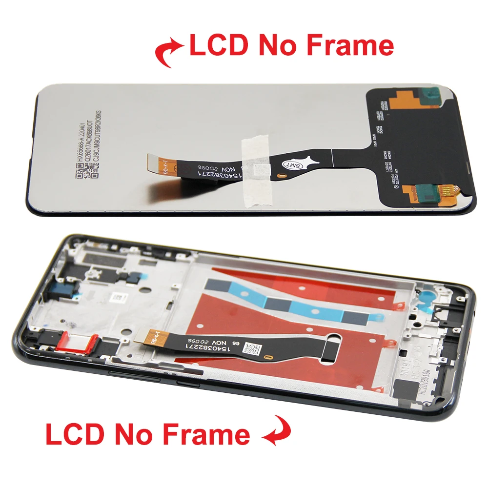 For Huawei Y9 Prime 2019 / P Smart Z LCD Display STK-LX1 Touch Screen Digitizer +frame Assembly Replament parts