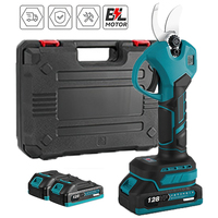 30mm Brushless Electric Pruning Shears 2 Gears Cordless Rechargeable Fruit Tree Bonsai Pruning Power Tool For Makita 18V Battery