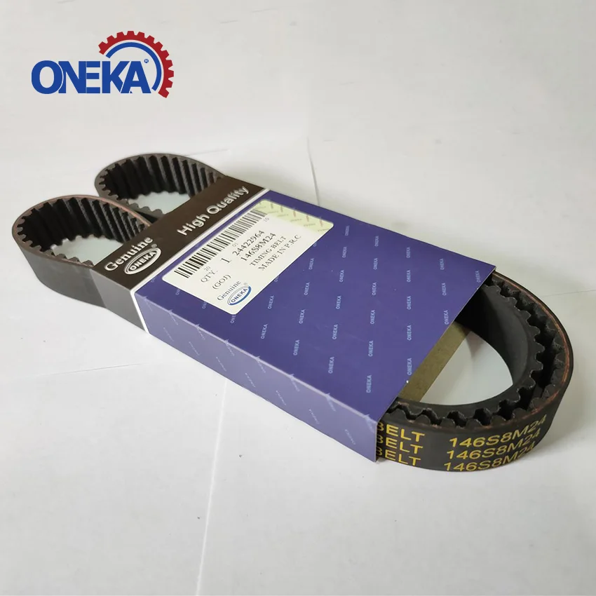 ONEKA New Timing Belt 24422964 146S8M24 for Chevrolet Cruze Opel Astra Vauxhall Insignia Petrol 1.6L 1.8L