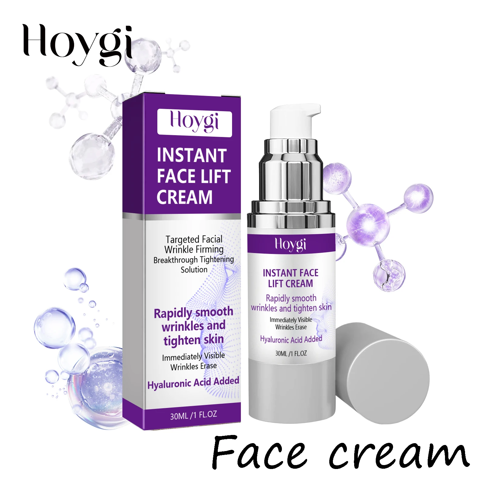 كريم شد الوجه من Hoygi يزيل التجاعيد وشدها ويقلل من الخشونة ويحسن المغذي الباهت ويعزز مرونة البشرة كريم وجه