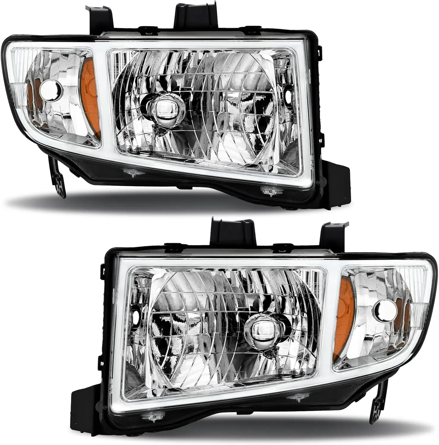 

Фара в сборе SHAWHO AUTO для Honda Ridgeline 2006-2014 годов выпуска - Plug & Play, левая и правая стороны