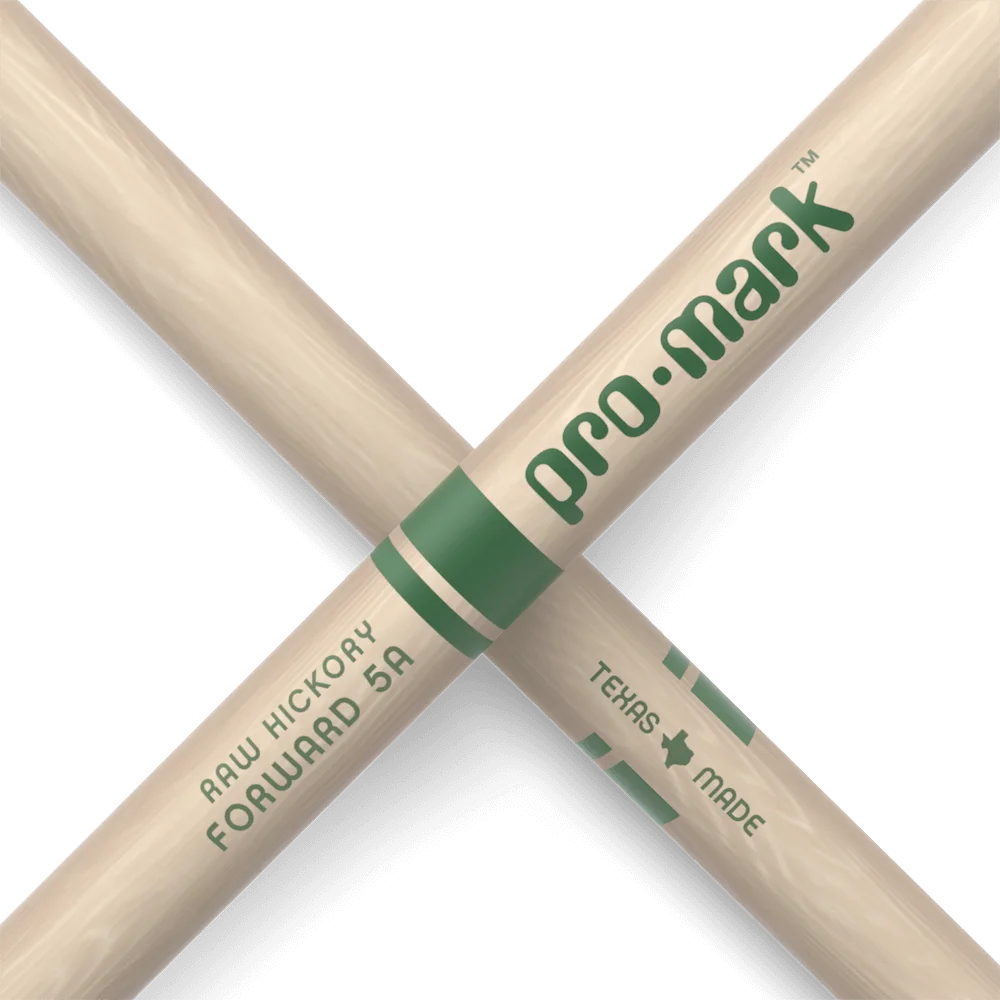 Baquetas Promark by D'addario TXR5AW American Hickory "The Natura"l con punta de madera 5A, un solo par, sin lacados