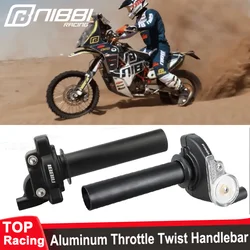 Nibbi motorrad griffe handschutz motocross aluminium gas dreh lenker für yamaha honda suzuki pitbike moto zubehör