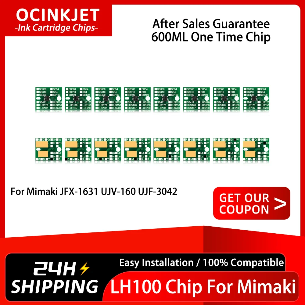 

600 мл LH100 чернильный чип LH 100 чип для бутылки с чернилами для Mimaki JFX200-2531/JFX500-2131 UJF-3042MkII UJF-3042MkII EX UJF-6042Mk