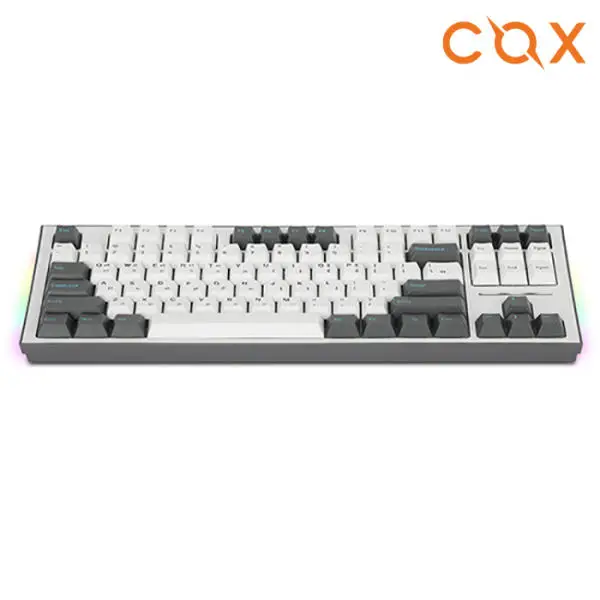 COX COX CK01 TKL PBT Mechanical Keyboard (Blue Axis) Mechanical Tenkis Gaming Keyboard 1 Year warranty (genuine) day departure