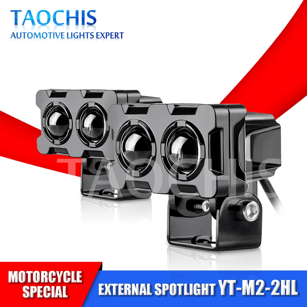 

TAOCHIS M2 Auto Car Motorcycle Accessories 2 Eyes Bi-led Fog Lights LED Light 3000k 6000k Easy Installation Projector Lens