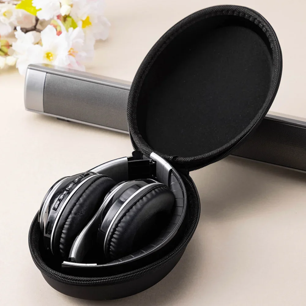 Ivinxy-Portátil Headphone Storage Bag, Shatterproof Maleta para Data Line Headphones