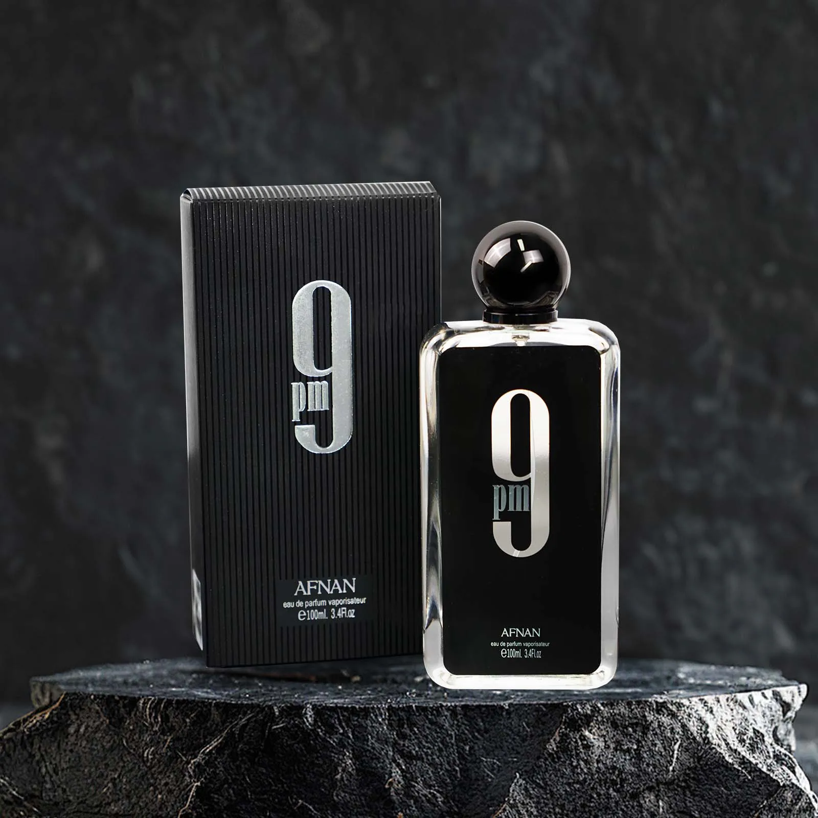 Afnan 9pm Herren Eau de Parfum Spray, 3,4 Unzen langlebiges Parfüm für Männer und Frauen lang anhaltender Duft perfektes Weihnachts geschenk