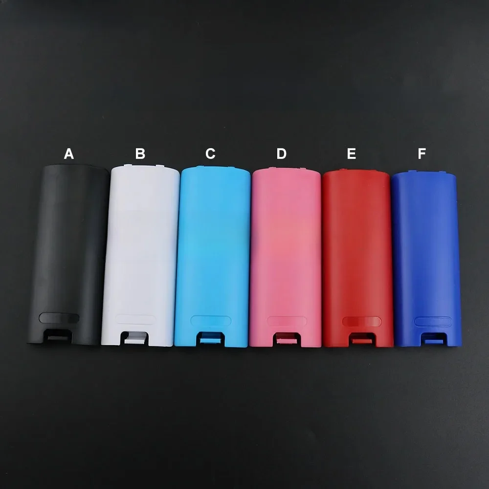 Étui de batterie pour manette de jeu sans fil, 1 pièce, couvercle arrière pour télécommande Wii, poignée de manette de jeu, étuis de batterie