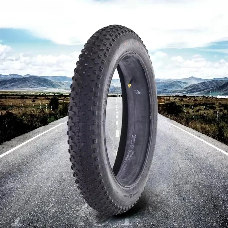 AliExpress chaoyang 20x4.0 bicycle fat tire electric bike tire 90-406 Fat Tire Snowmobile Front Wheel Beach MTB Bicycle Fat Tyre