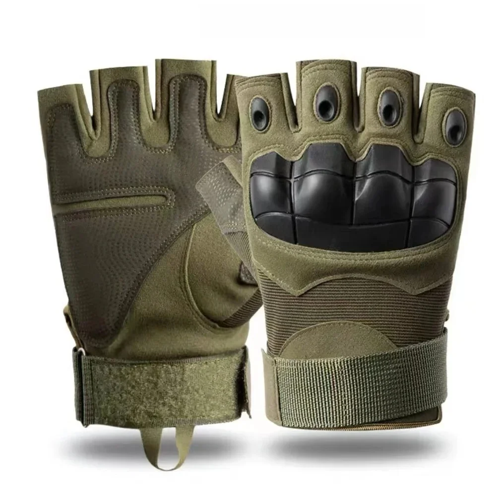 AliExpress UK Half-finger Tactical Gloves Men's Outdoor Cycling Sports Anti-slip Wear Mountaineering Fitness Training Five-finger Gloves