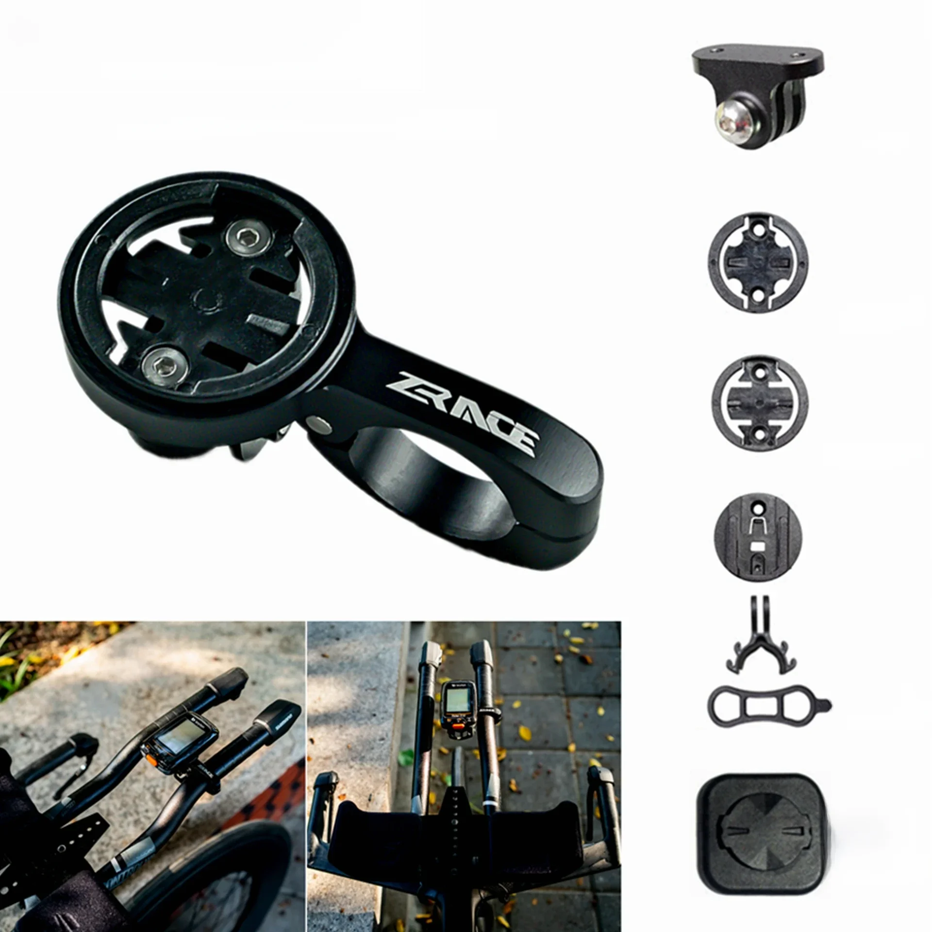 AliExpress ZRACE TT Aero Bike Computer Mount Out Front Handlebar Holder Compatible with Garmin IGpsport Bryton CATEYE GoPro Camera
